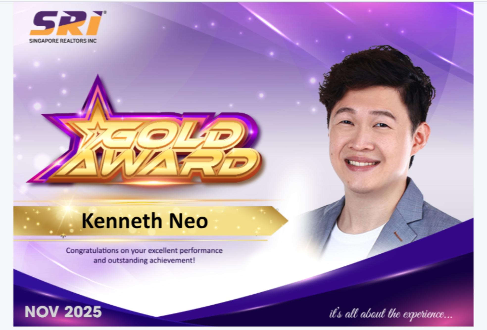 Gold Award — SRI, Nov 2025
