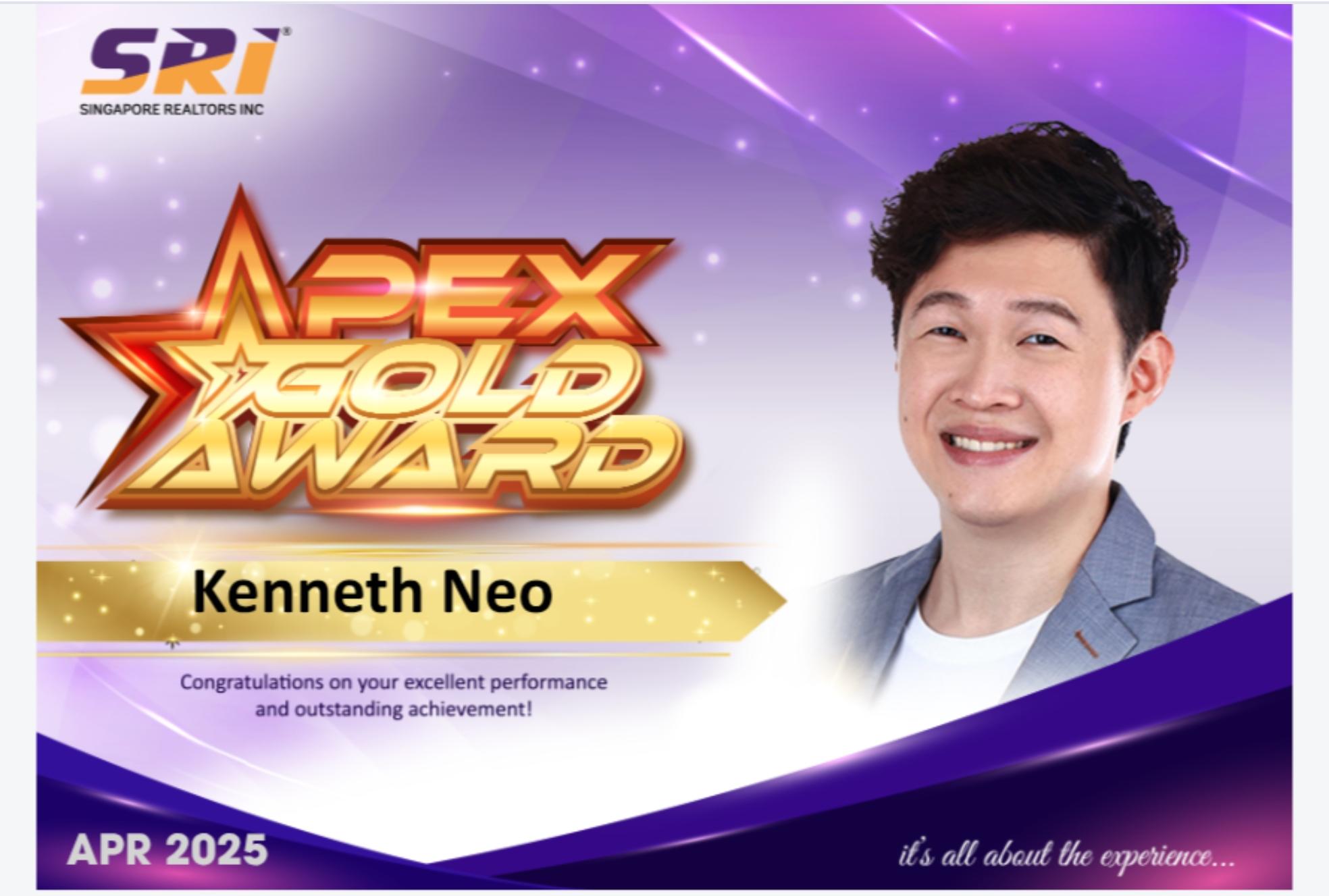 Apex Gold Award — SRI, Apr 2025