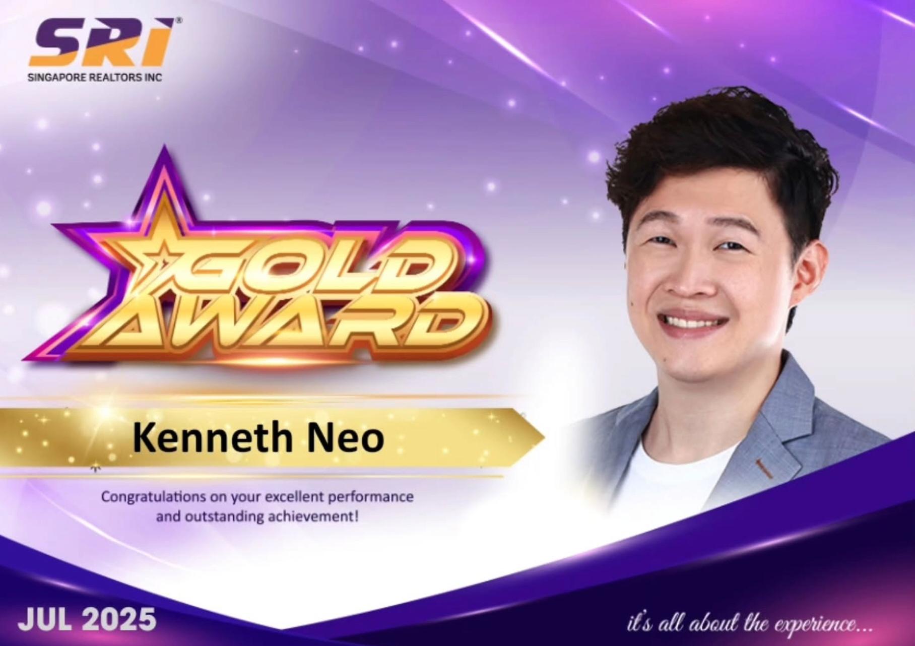 Gold Award — SRI, Jul 2025